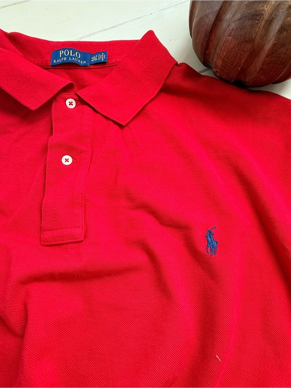 Polo by Ralph Lauren Red Short-Sleeve Cotton Polo Shirt - Picture 2 of 3